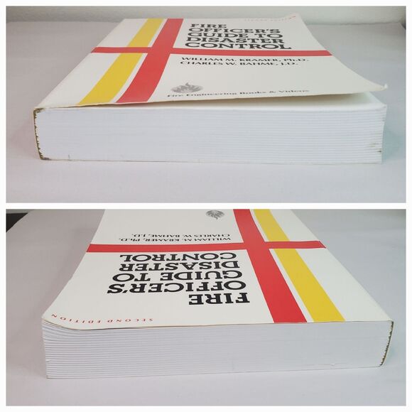 Fire Officer's Guide to Disaster Control Second Ed Kramer + Bahme Paperback 1992 - Picture 5 of 12